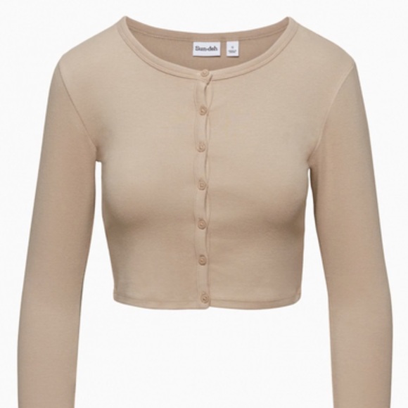 Aritzia Sweaters - Aritzia Sun-deh Beige Light Cardigan